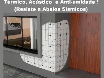 Constr. de Casas T�rmicas, Ac�sticas e Anti-Umidade Sistema. Monol�tico com EPS TERMOESTRUTURAL