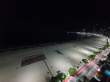 Linda vista noturna